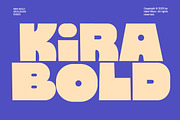 Kira Bold - Sans Serif Font, a Font by Ideal Eksis (Thumbnail 1 of 10)