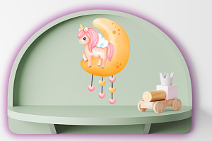 Unicorn Illustration Clipart