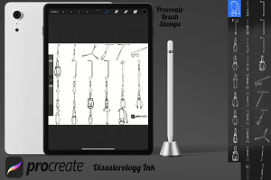 Mechanic Tools Set 1 Procreate Brush