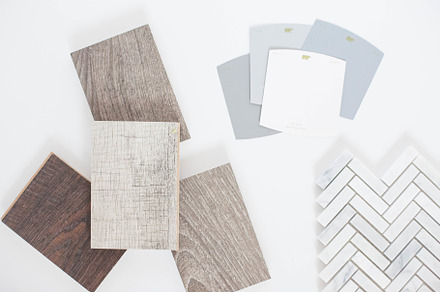 Home design mood board image 004 containing styled stock, styled stock, a Business Photo by Rosemary Watson | Stock