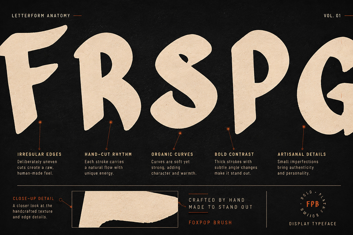 FoxPop Brush, a Slab Serif Font by Wow Magic (Photo 5 of 6)