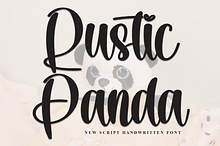 Rustic Panda | Script Font