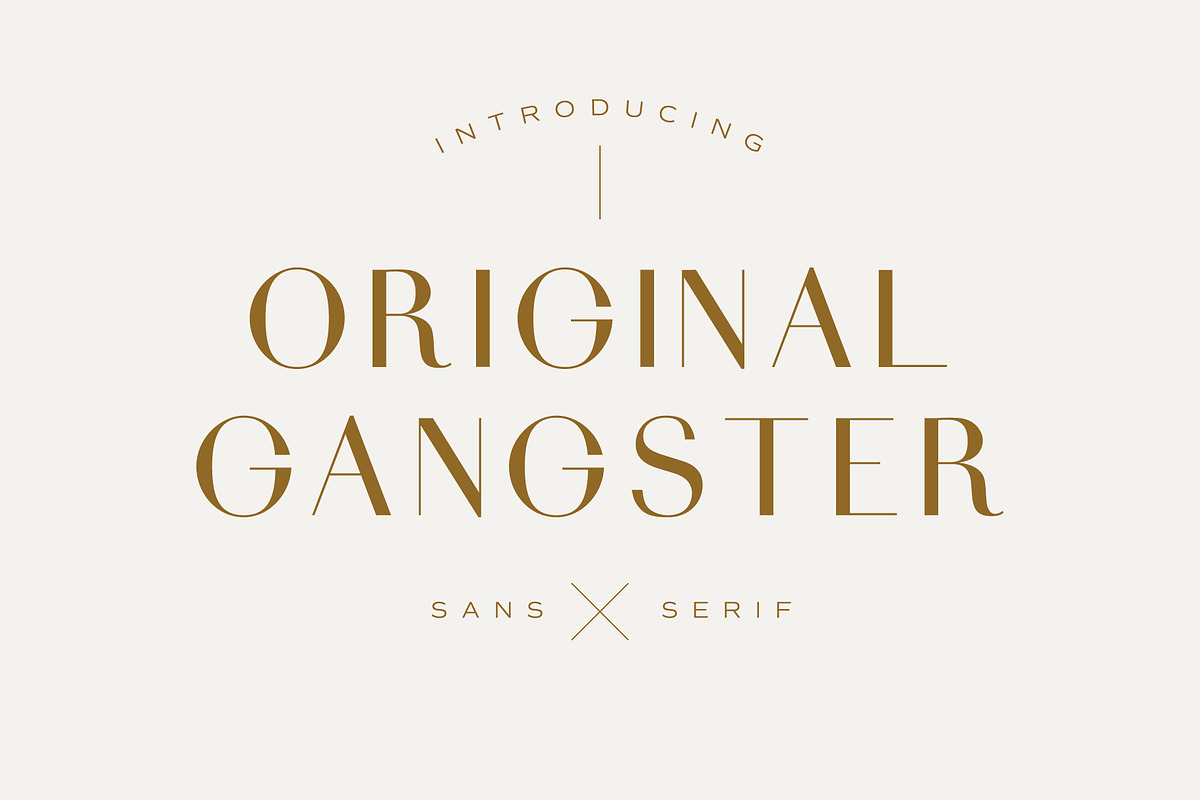Original Gangster - Sleek Sans Serif preview 7