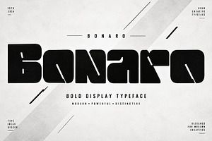 Bonaro — Bold Modern Display Font