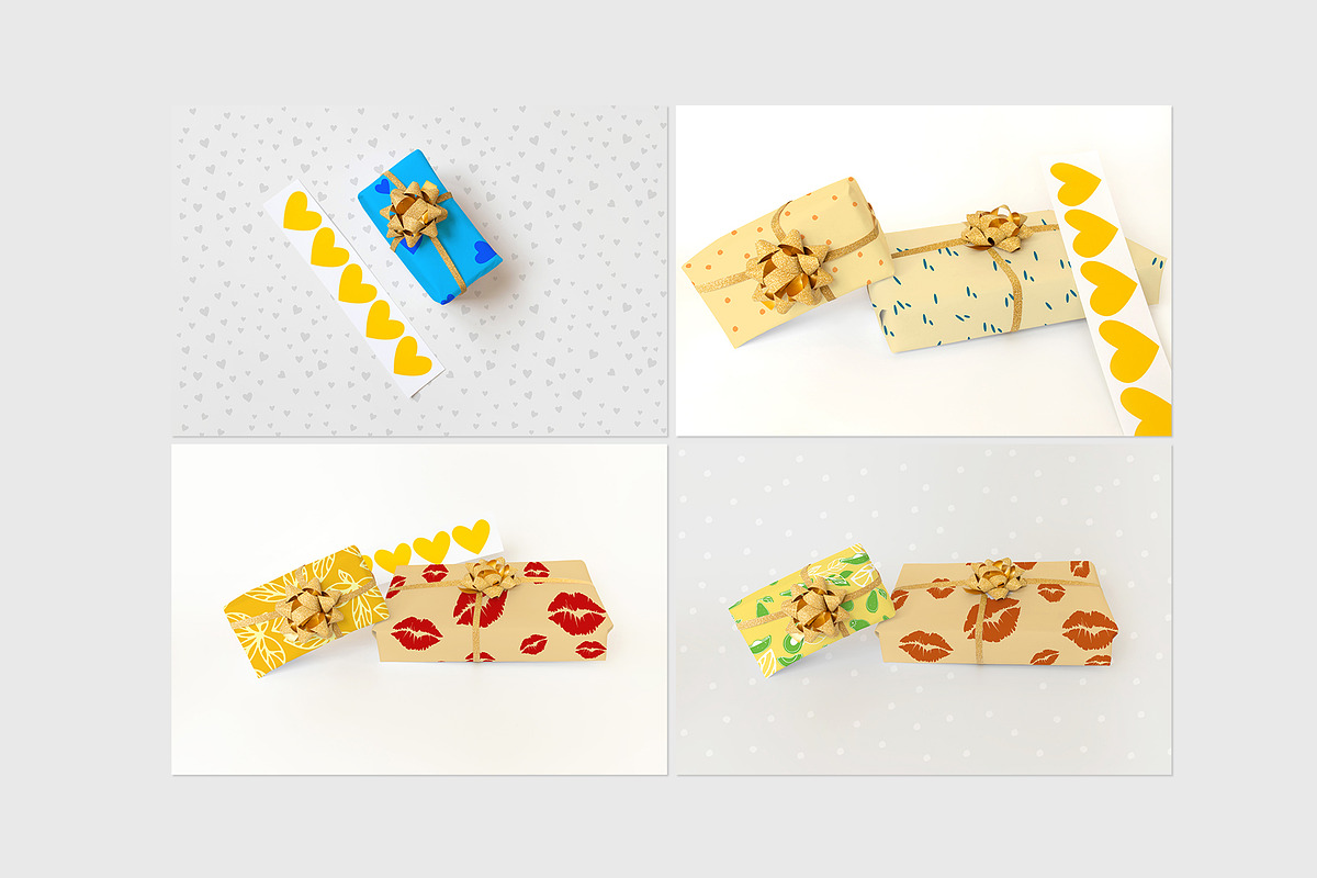 GIFT WRAP MOCKUPS PSD Layered, a Packaging Mockup by bazarova (Photo 17 of 20)