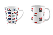 I Love Dad: Father's Day Patterns, a Pattern Graphic by Elatedowl (Thumbnail 8 of 11)