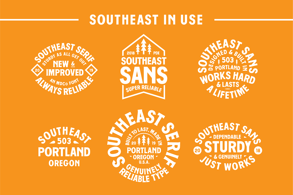Southeast - Sturdy Display Font preview 4