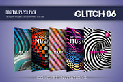 Glitch Psychedelic 06. Digital Paper, a Texture Illustration by KENO Mascots (Thumbnail 4 of 7)