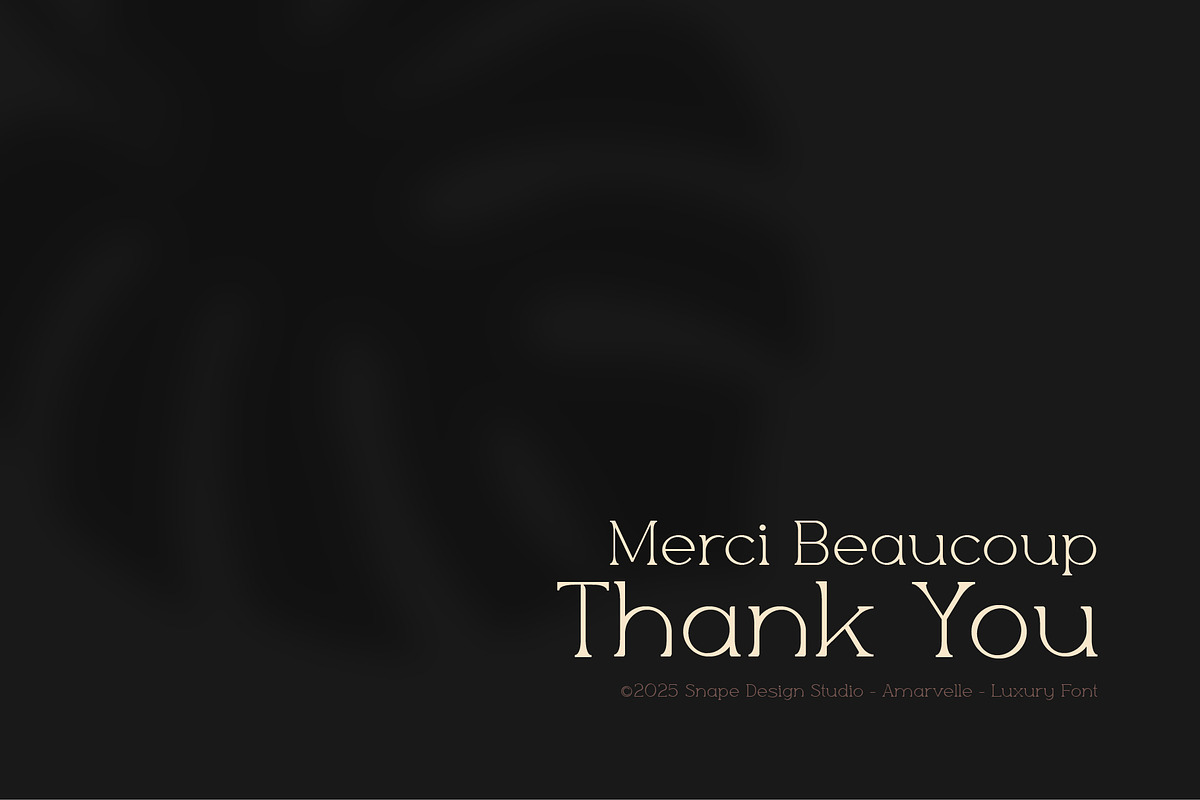 Amarvelle - Luxury Font, a Serif Font by Snape Design Studio (Photo 12 of 12)