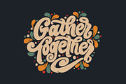 Thanksgiving Day stickers, a Poster Template by Anna's Lettering (Thumbnail 3 of 15)