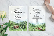 Watercolor House & Landscapes, an Illustration by Yorda Studio (Thumbnail 8 of 13)