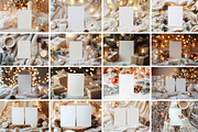 Christmas Card Mockup Bundle, a Product Mockup by TatiMockup (Thumbnail 3 of 8)