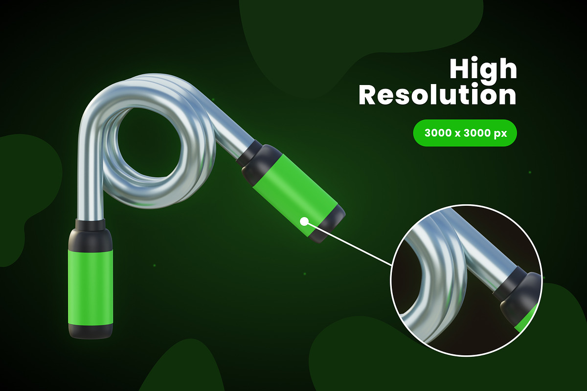 Fitness & Gym 3D Icons, an Object 3D Model by Azam Creative (Photo 3 of 5)