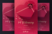 Valentine's Day Flyer, a Flyer Template by graystudio (Thumbnail 1 of 3)