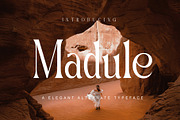 Madule Modern Elegant Serif, a Serif Font by Alfinart (Thumbnail 1 of 10)