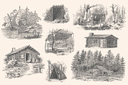 Adventure - Vintage Illustration Set, an Illustration by Graphic Goods (Thumbnail 10 of 11)