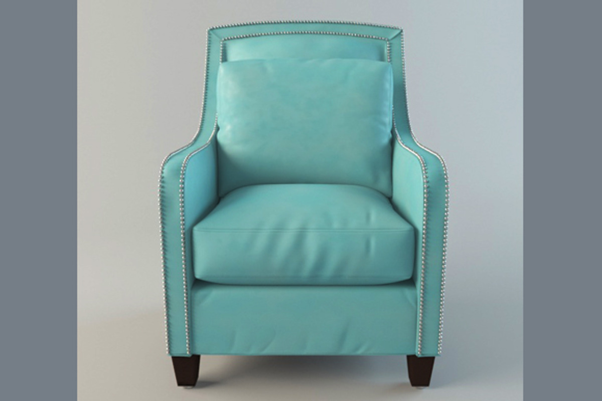 Federico Leather Chair, a Furniture 3D Model by 3Dpapa (Photo 3 of 4)