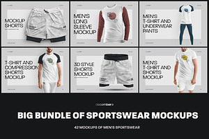 Big Bundle Sportswear Man Mockups