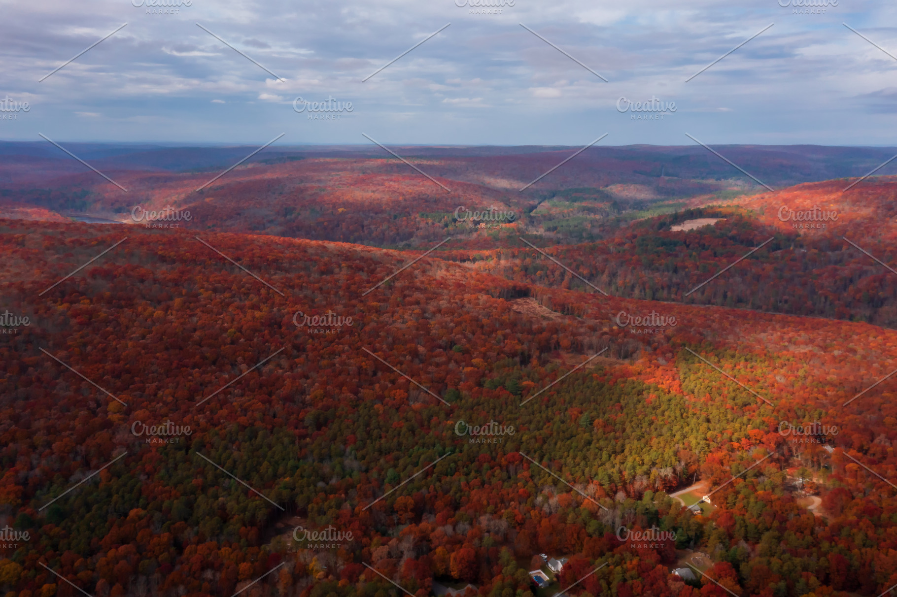 Aerial view of Mountain forest in au, a Nature Photo by Andriy Photography
