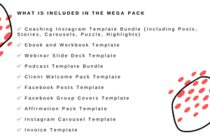 MEGA TEMPLATE BUNDLE - ALBA