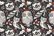 Vintage Christmas Cartoon Patterns, a Pattern Graphic by Adiemus (Thumbnail 6 of 8)