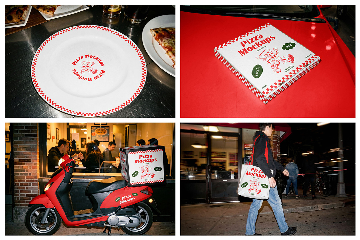 Pizza Mockups - Restaurant Scenes, a Packaging Mockup by Mr.Mockup™ (Photo 5 of 10)
