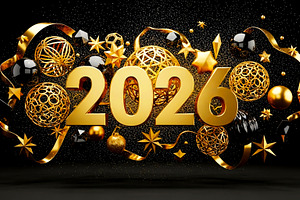 Elegant 2026 New Year Celebration, a Holiday Photo by Rafoz