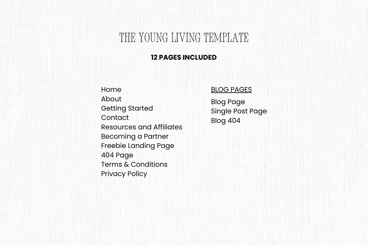 Young Living Showit Template, a Landing Page Template by Design by Alia (Photo 3 of 4)