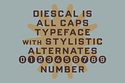 Diescal Typeface, a Sans Serif Font by 24Design Studios (Thumbnail 5 of 9)