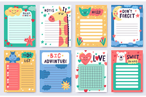 Childish Planners. Cute Nursery