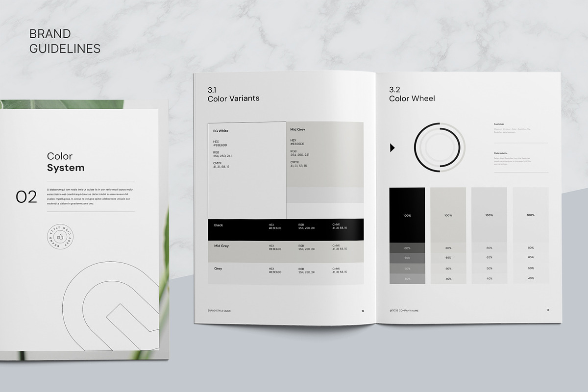 Brand Manual | CANVA, a Brochure Template by KreateTribe (Photo 3 of 15)