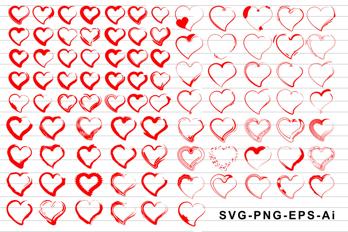 Valentines Day SVG Bundle 500 Design, an Object Graphic by D2PUTRI (Photo 22 of 31)