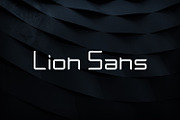 Lion Sans, a Sans Serif Font by Brian White Design Goods (Thumbnail 1 of 8)