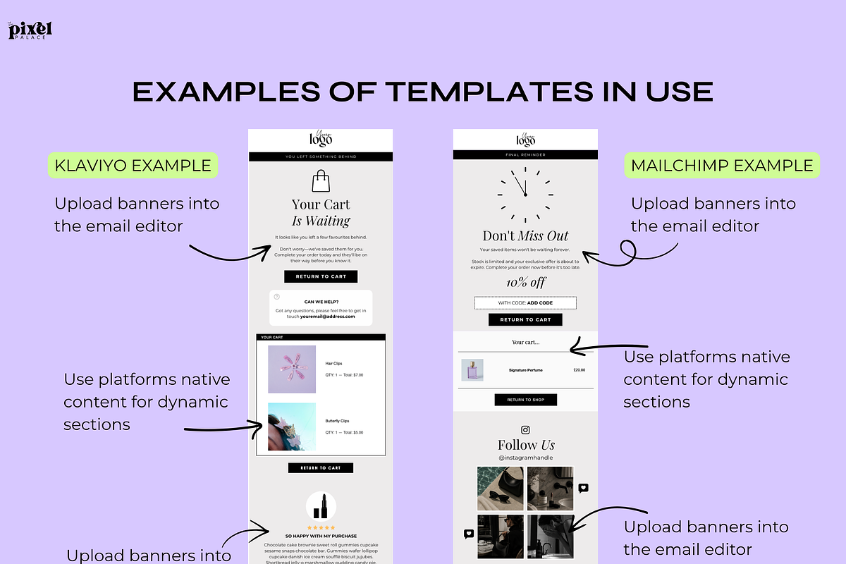 Canva Email Automation Templates, an Email Template by The Pixel Palace (Photo 7 of 10)