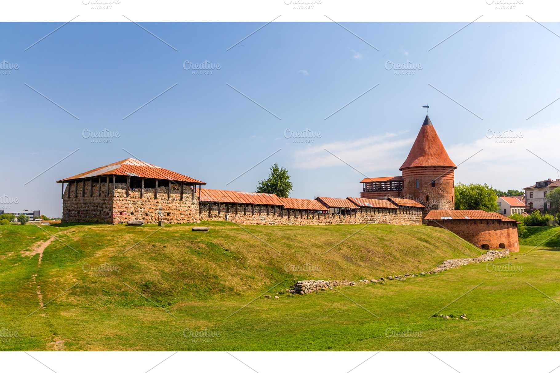 Ruins of the castle in kaunas lithuania containing kaunas, castle, and, an Architecture Photo by Leonid Andronov