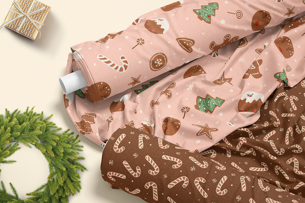 Christmas gingerbread patterns, a Pattern Graphic by Tani Kuzminka (Photo 17 of 20)