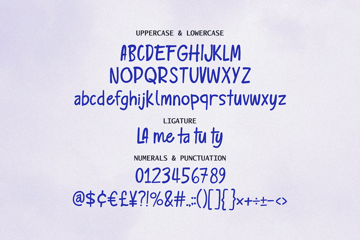 Cametah Textbook Display Font, a Handwritten Font by Maulana Creative (Photo 3 of 7)