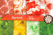 Red, green and yellow papers, a Pattern Graphic by Liz Plummer (Thumbnail 1 of 5)