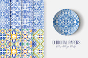 Watercolor seamless pattern, a Pattern Graphic by Elona Laff (Thumbnail 1 of 5)