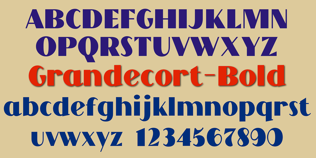 Grandecort, a Sans Serif Font by Ingrimayne Type (Photo 6 of 9)