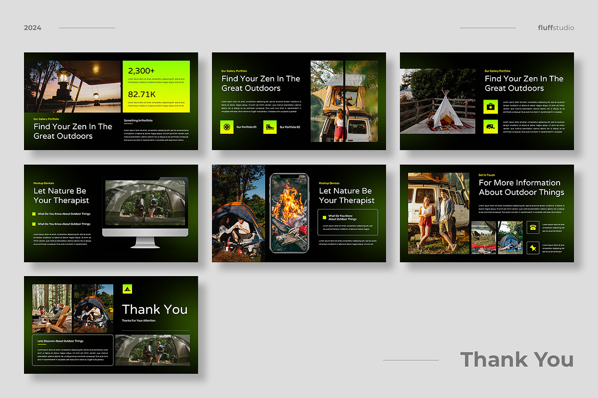 Outdoor Adventure Keynote Template, a Presentation Template by fluffstudio (Photo 4 of 4)