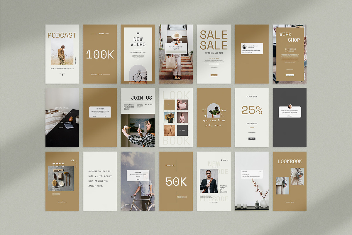 Influencer Instagram Pack | PS CANVA, a Social Media Template by Visuel Colonie® (Photo 12 of 18)