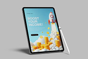 Tablet Screen Mockup, an iPad Mockup by lamorastudio (Thumbnail 10 of 14)