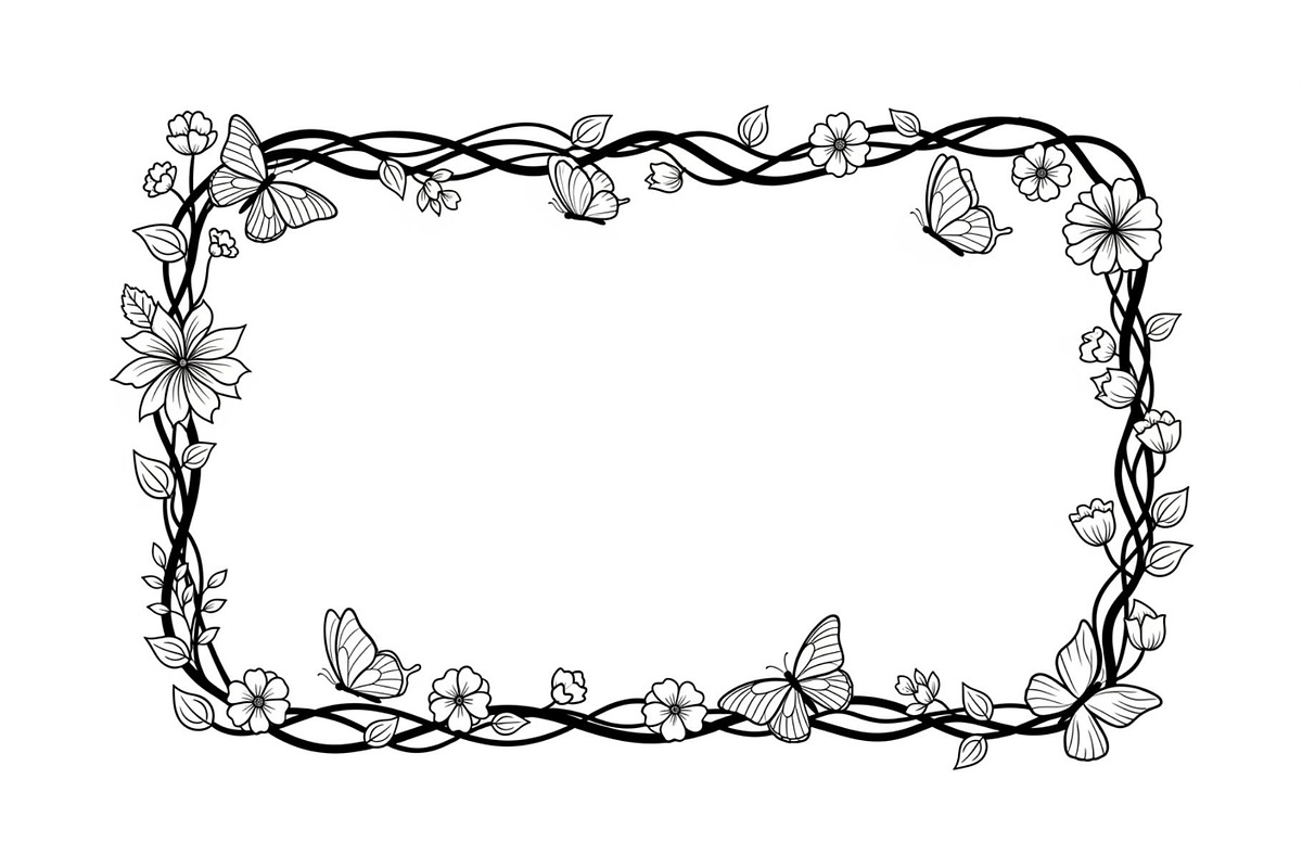 Floral Grass Border Silhouette Bundl, an Illustration by Amazin_art (Photo 2 of 51)