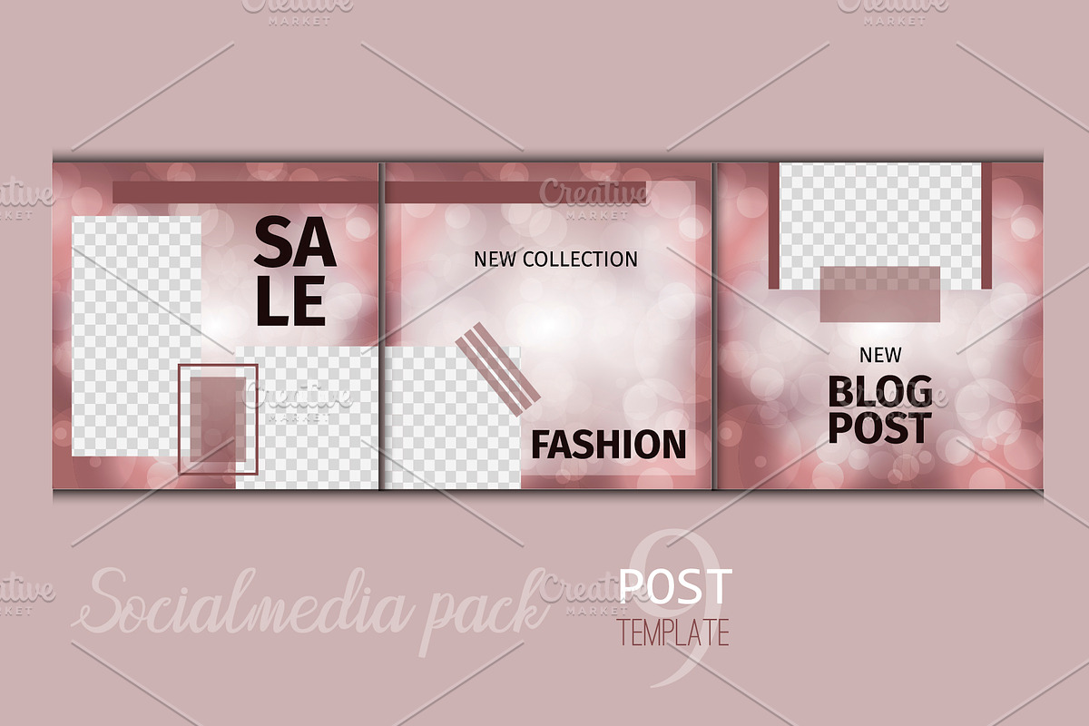 Social media template. Endless post, a Social Media Template by Iryna Danyliuk (Photo 3 of 4)