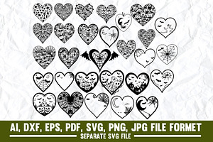 Halloween heart svg, Boo png, a Graphic by VectorArtPrintableDesign
