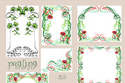 Art Nouveau elements, frames Png, a Decorative Illustration by Anada Arty (Thumbnail 3 of 13)