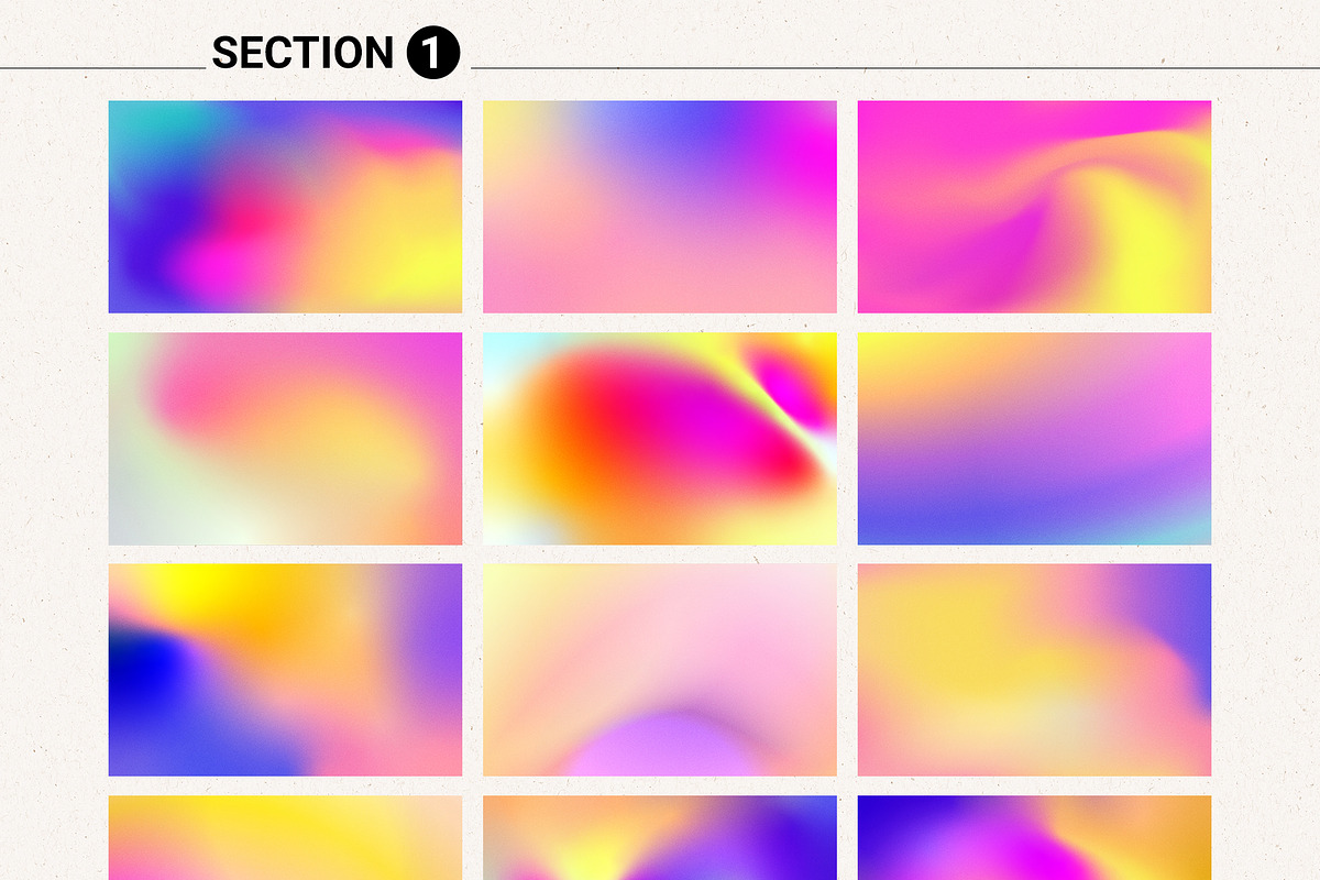 Gradients Abstract Texture Shapes, a Texture Graphic by Veris Studio (Photo 3 of 50)