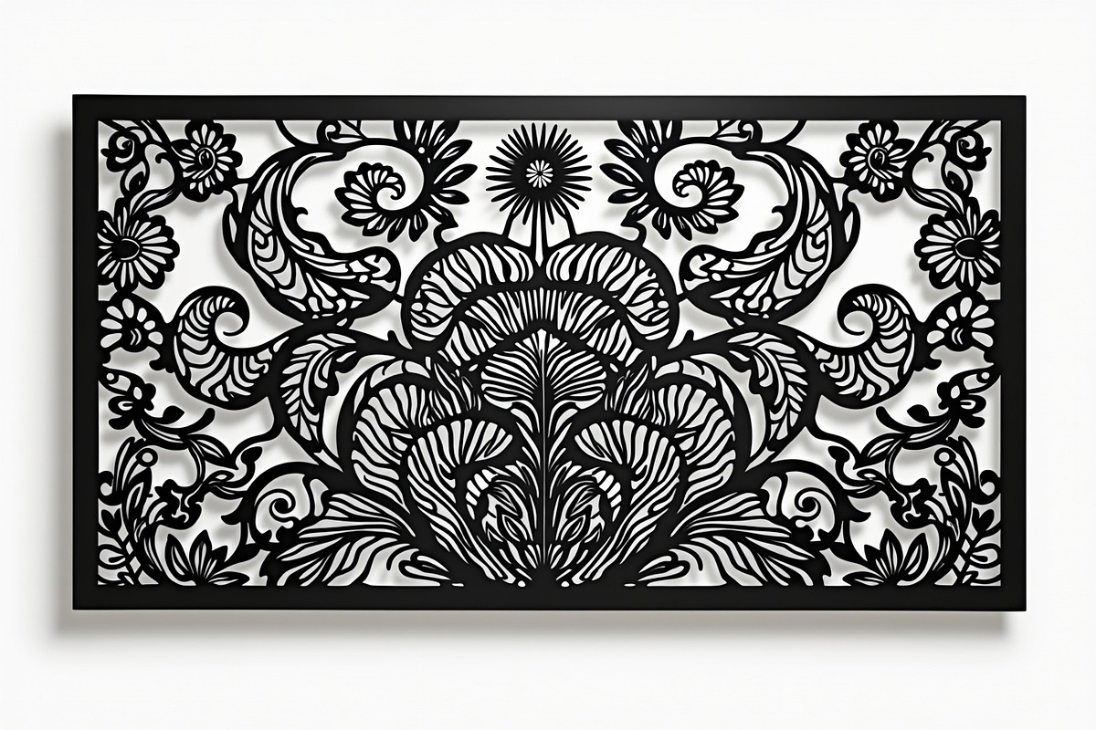 Elegant Laser-Cut Frame SVG Bundle, an Illustration by Gfx_Store (Photo 5 of 7)