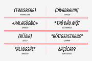 Cumbre | Slanted Wavy Display Font, a Sans Serif Font by Antipixel Type Studio (Thumbnail 15 of 16)